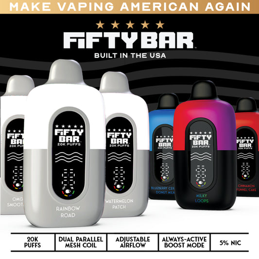 Fifty Bar V2 Black & White Series 20K