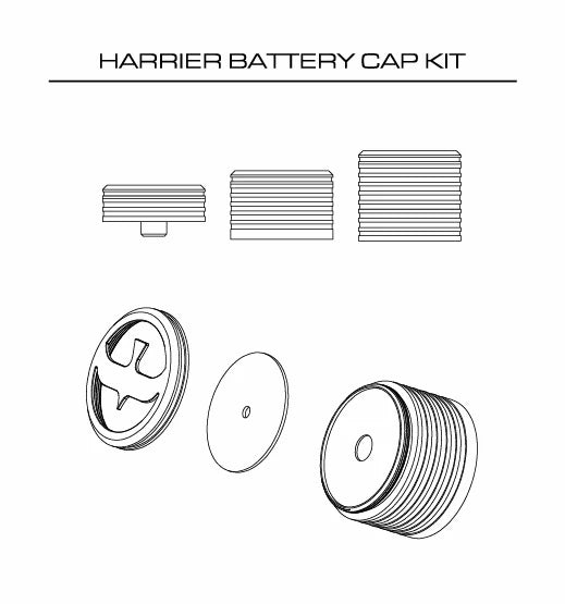 Harrier Battery Cap Kit by Early Bird