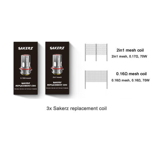 HorizonTech Sakerz Mesh Coils