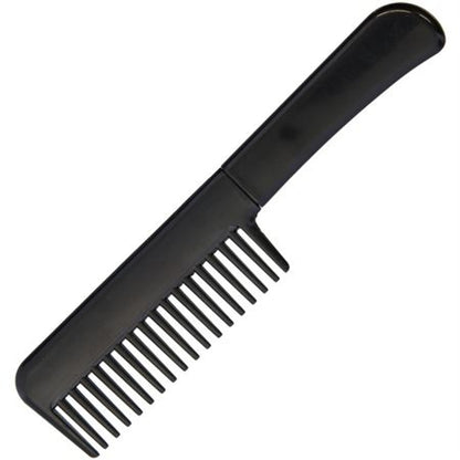 Black Self Defense Comb Knife