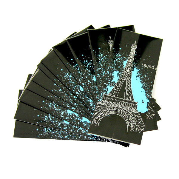 Efan 18650 Battery Wraps - Eiffel Tower Graphic