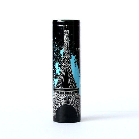 Efan 18650 Battery Wraps - Eiffel Tower Graphic