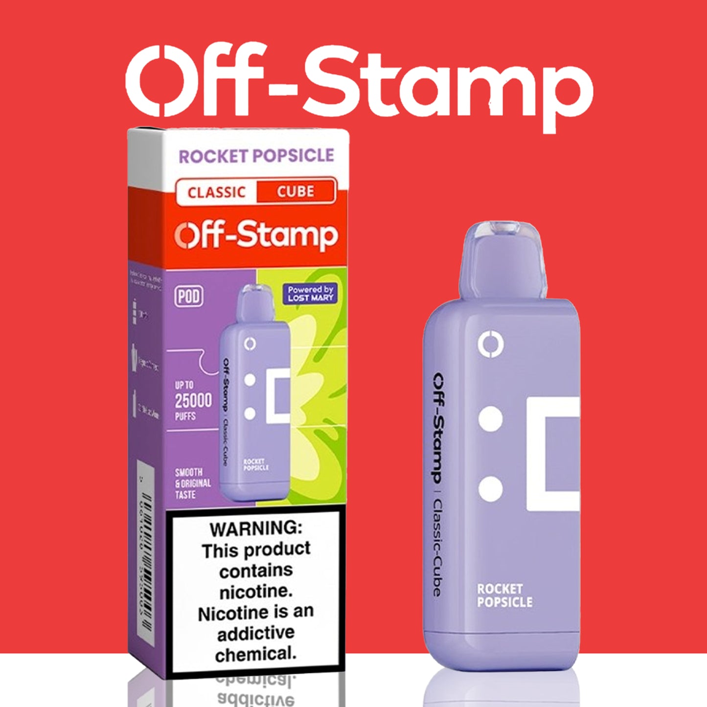 Off-Stamp X-Cube 25000 Sweet (Juice Pod Only)
