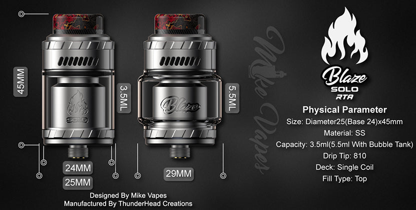 ThunderHead Creations Blaze Solo RTA