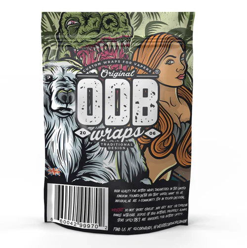 ODB 18650 Battery Wraps - Paisley