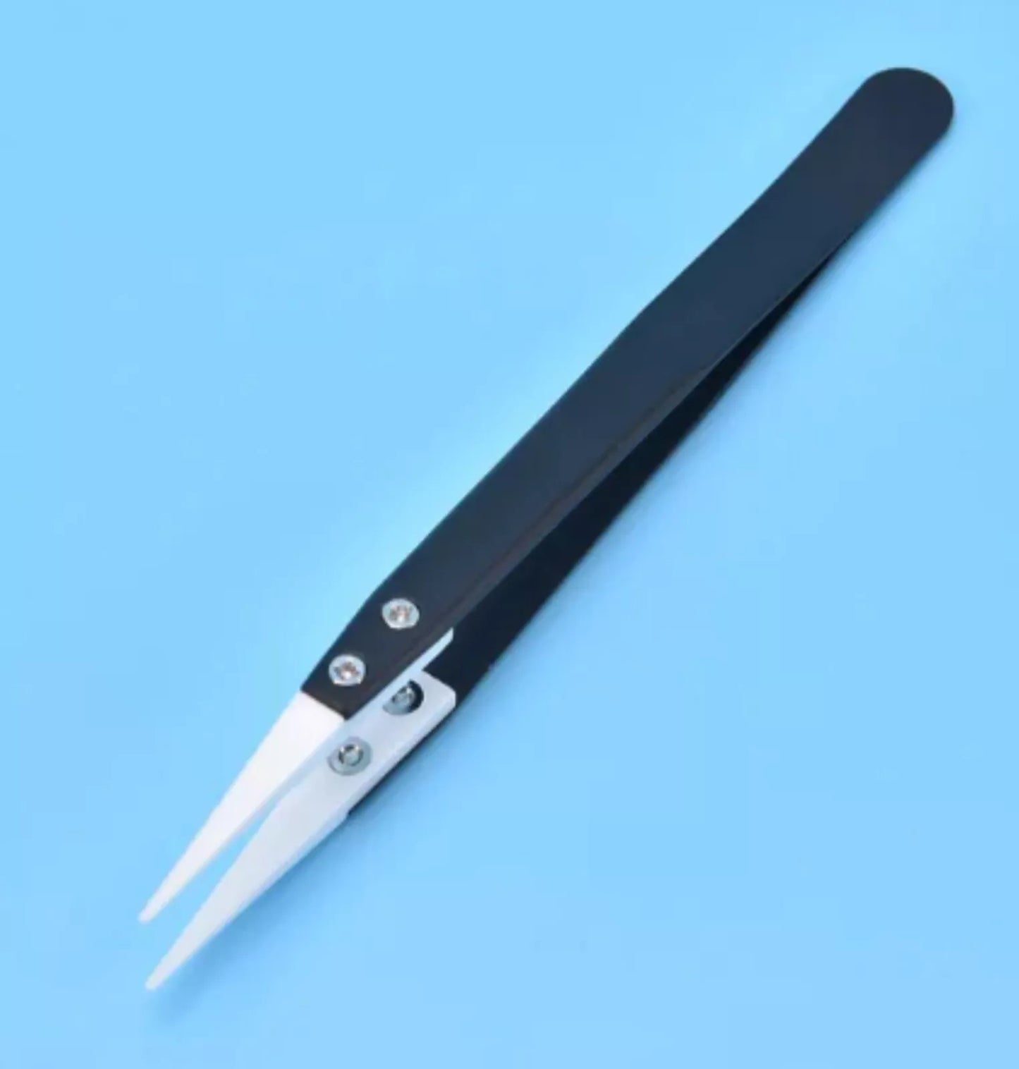 Black Stainless Ceramic Vape Tweezer