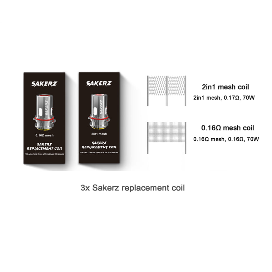 HorizonTech Sakerz Mesh Coils